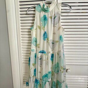 Maison Tara Pastel Floral Dress | Size L
